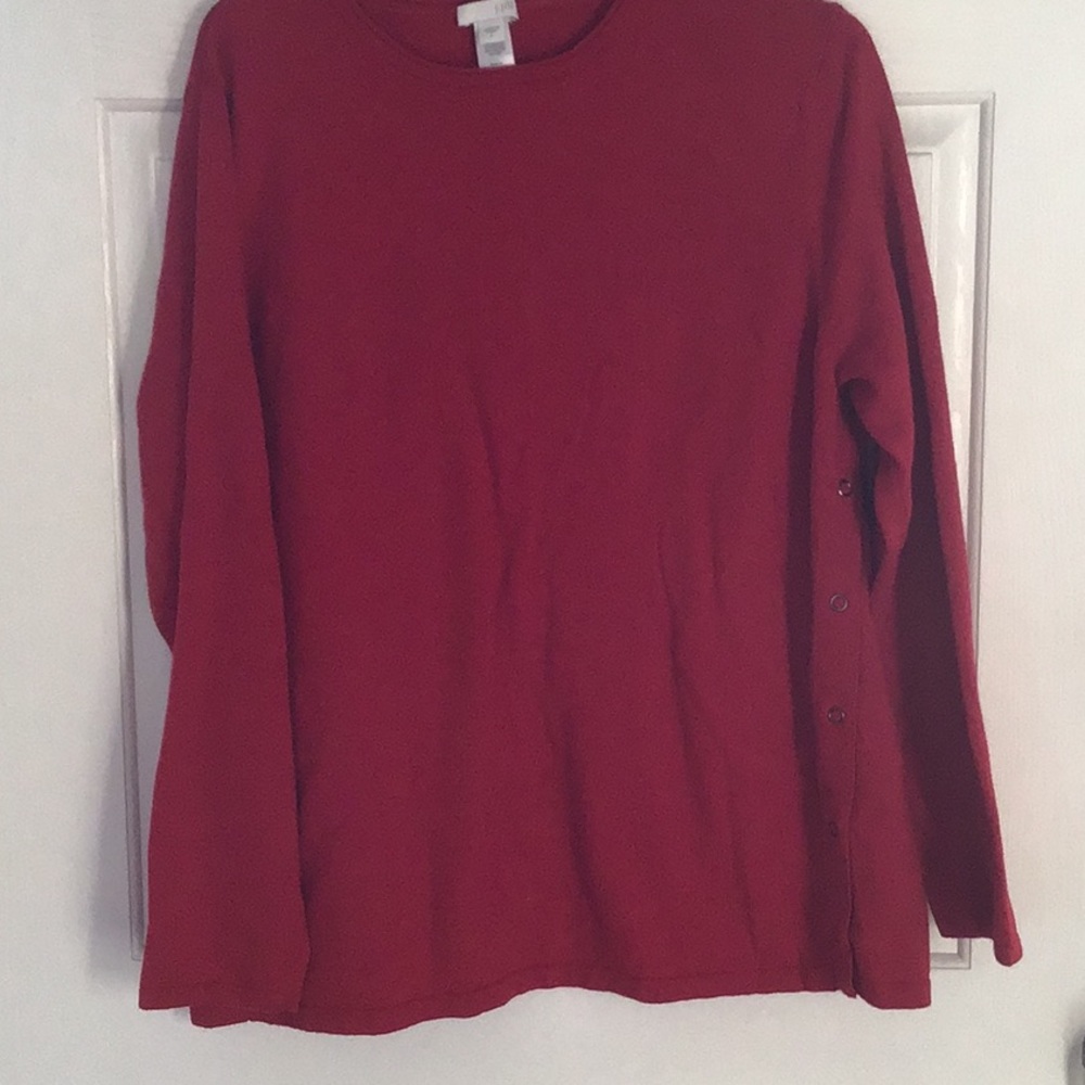 Red tunic - j Jill